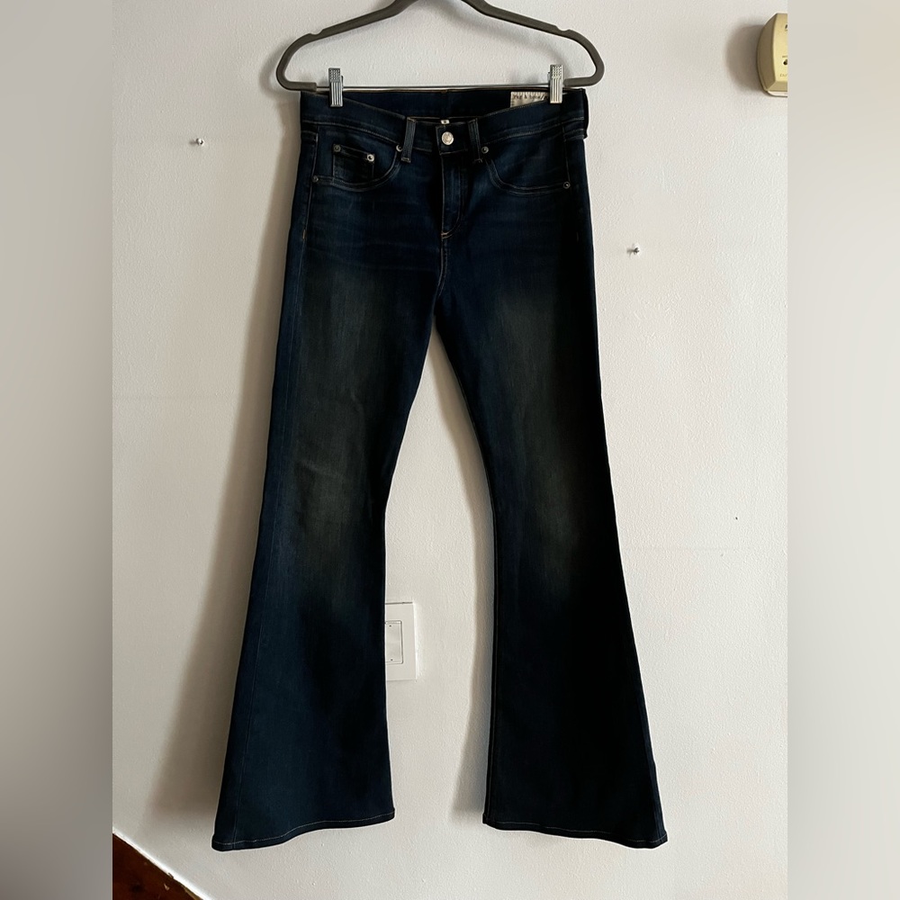 Rag & Bone Dark Wash Bootcut 10-inch Bell Jeans